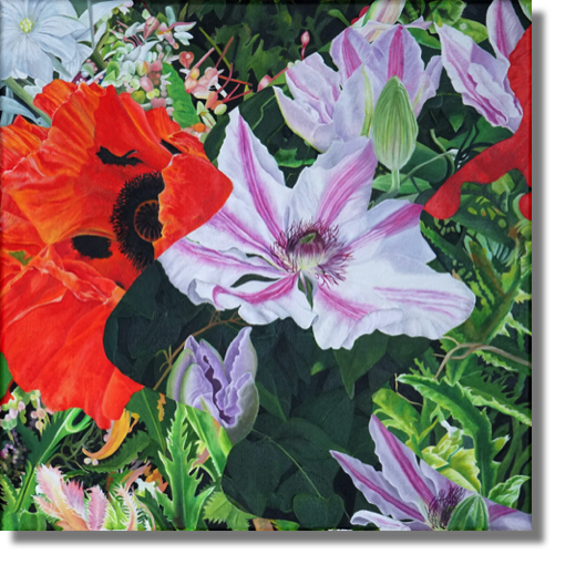 Summer Garden
oil on canvas
51 x 51 cm